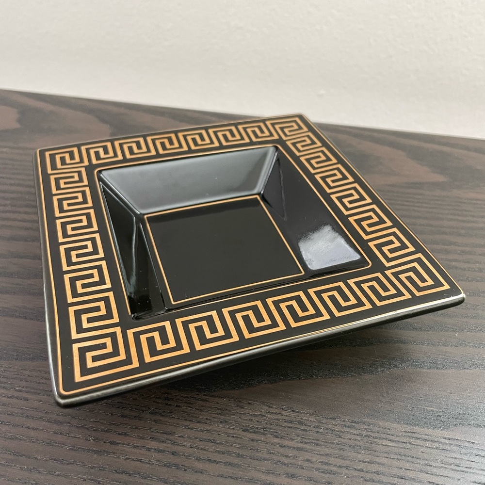 Mark & Graham black and gold tray